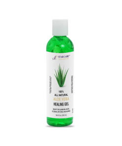 100% NATURAL ALOE VERA GEL 8oz GREEN