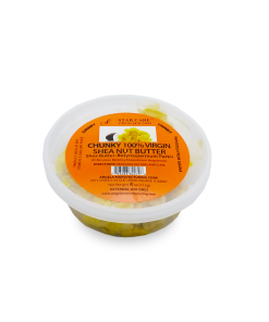 100% VIRGIN YELLOW SHEA BUTTER 4oz CHUNKY