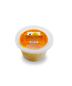 100% VIRGIN YELLOW SHEA BUTTER 8oz CHUNKY