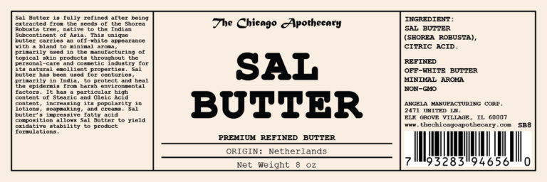 Buy Tca Refined Sal Butter 8oz - Angela Manufacturing