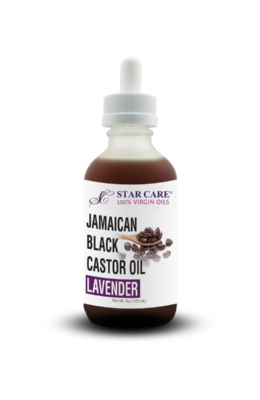 100% Virgin Jamaican Black Castor Oil Lavender Oil 4oz