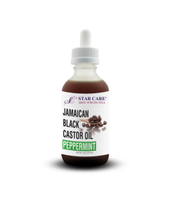 100% Virgin Jamaican Black Castor Oil Peppermint Oil 4oz