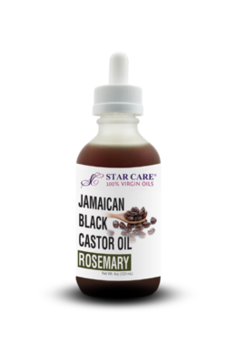 100% Virgin Jamaican Black Castor Oil Rosemary Oil 4oz
