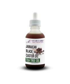 100% Virgin Jamaican Black Castor Oil Tea Tree Oil 4oz
